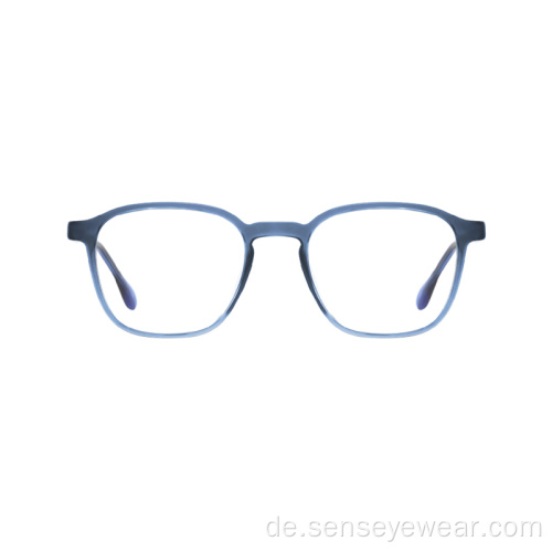 Quadratische Unisex Eco Acetat Optische Rahmenbrillen